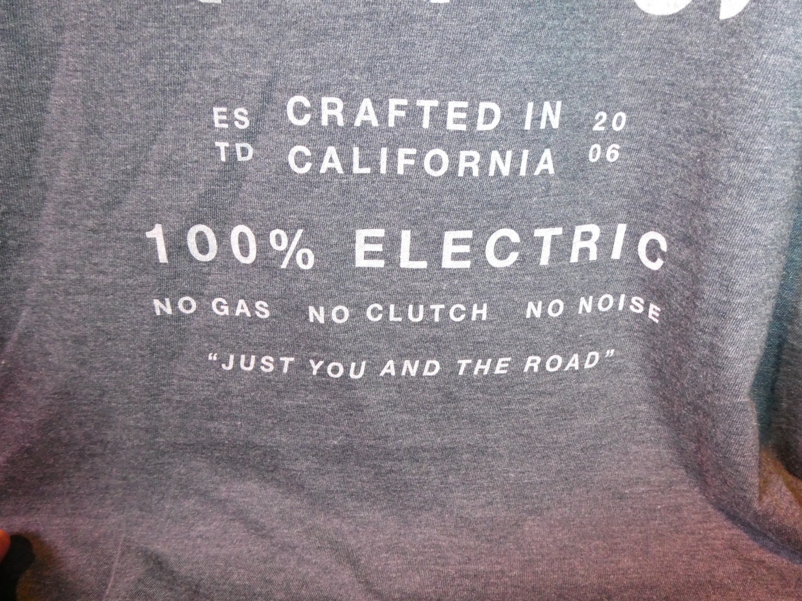 T-Shirt Zero Motorcycles XL Men&rsquo;s Electric Bike 100% Electric California NWT L8