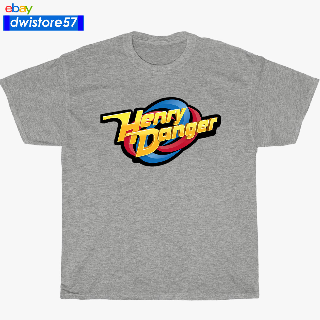 New Shirt Henry Danger Logo Black/Navy/White/Grey T-Shirt S-5XL