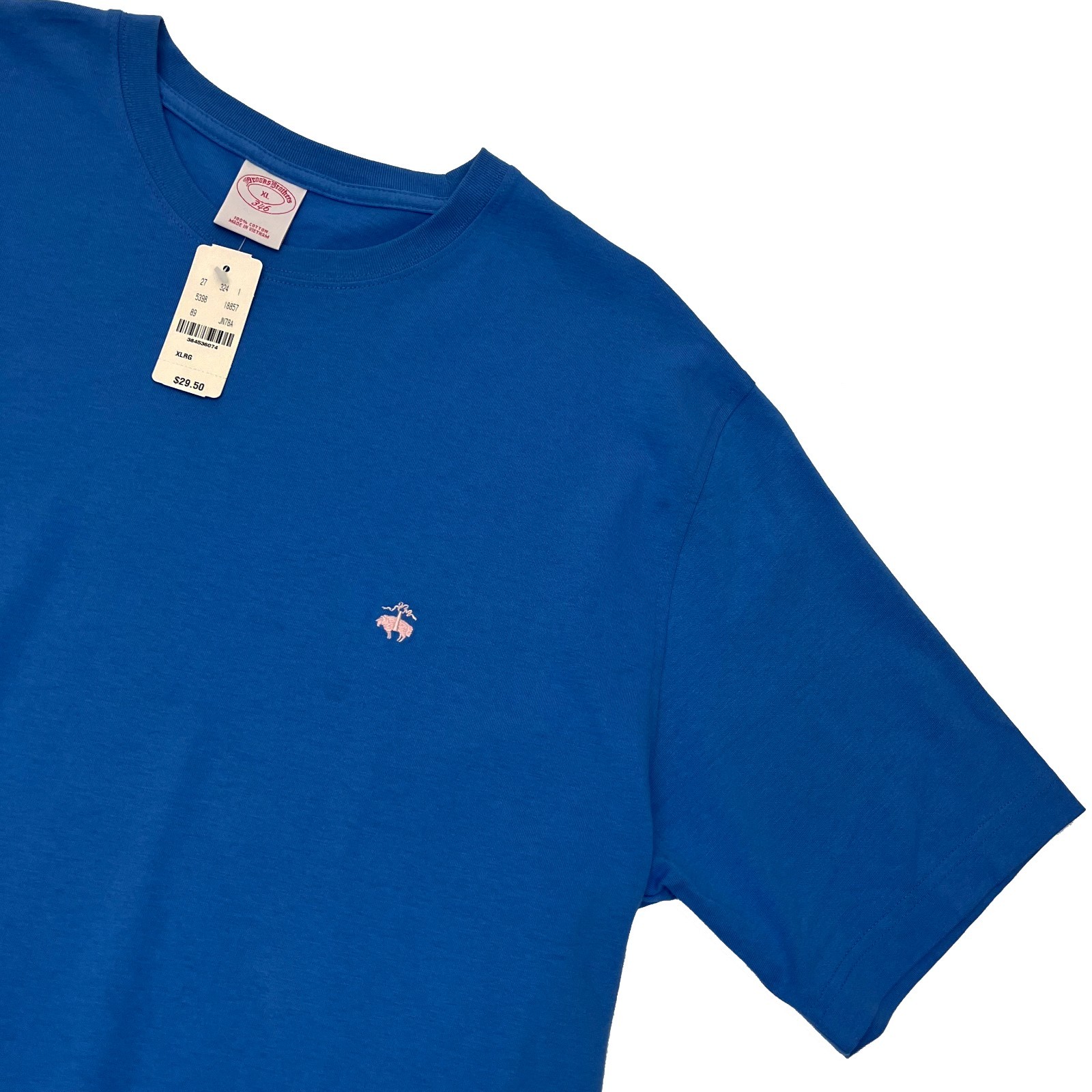 Brooks Brothers 346 Supima Cotton Jersey T Shirt New NWT Blue Mens XL X-Large