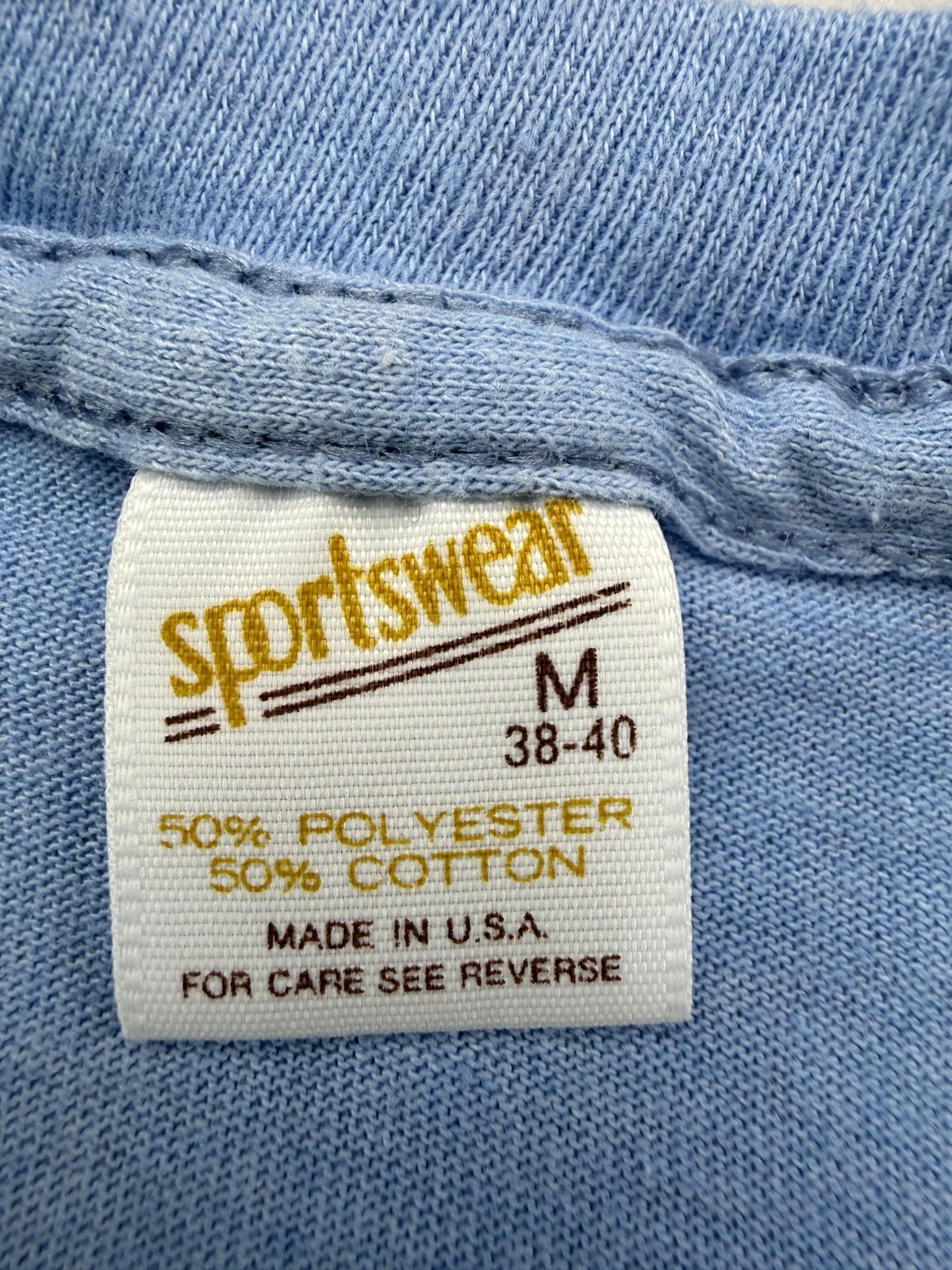 Vintage Sportswear Shirt Mens Medium Blue 1982 World&rsquo;s Fair Graphic Tee USA
