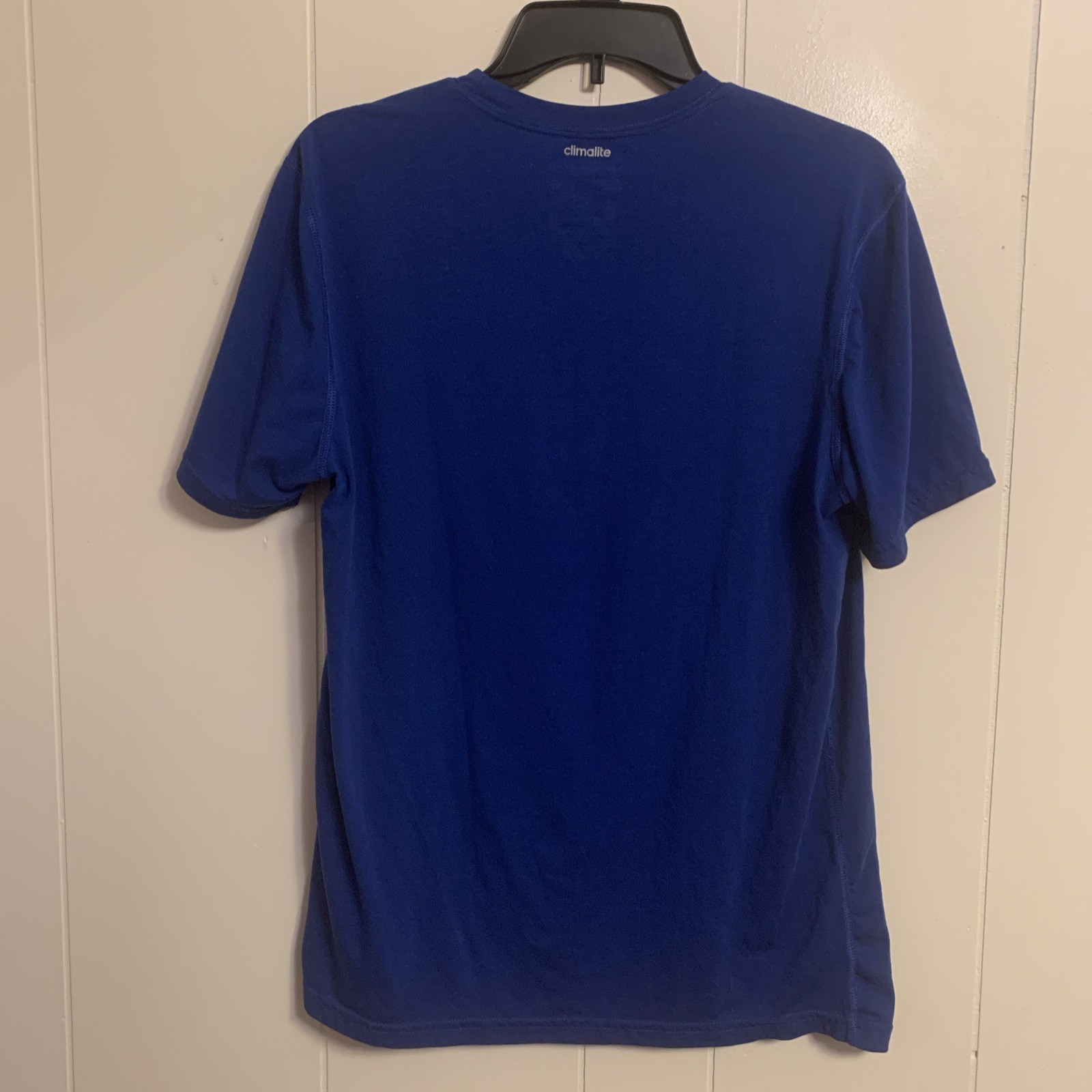 Adidas Ultimate Tee Strong. Blue, &lsquo;Strong, Tough, Brave, Boston Men&rsquo;s L Red Sox