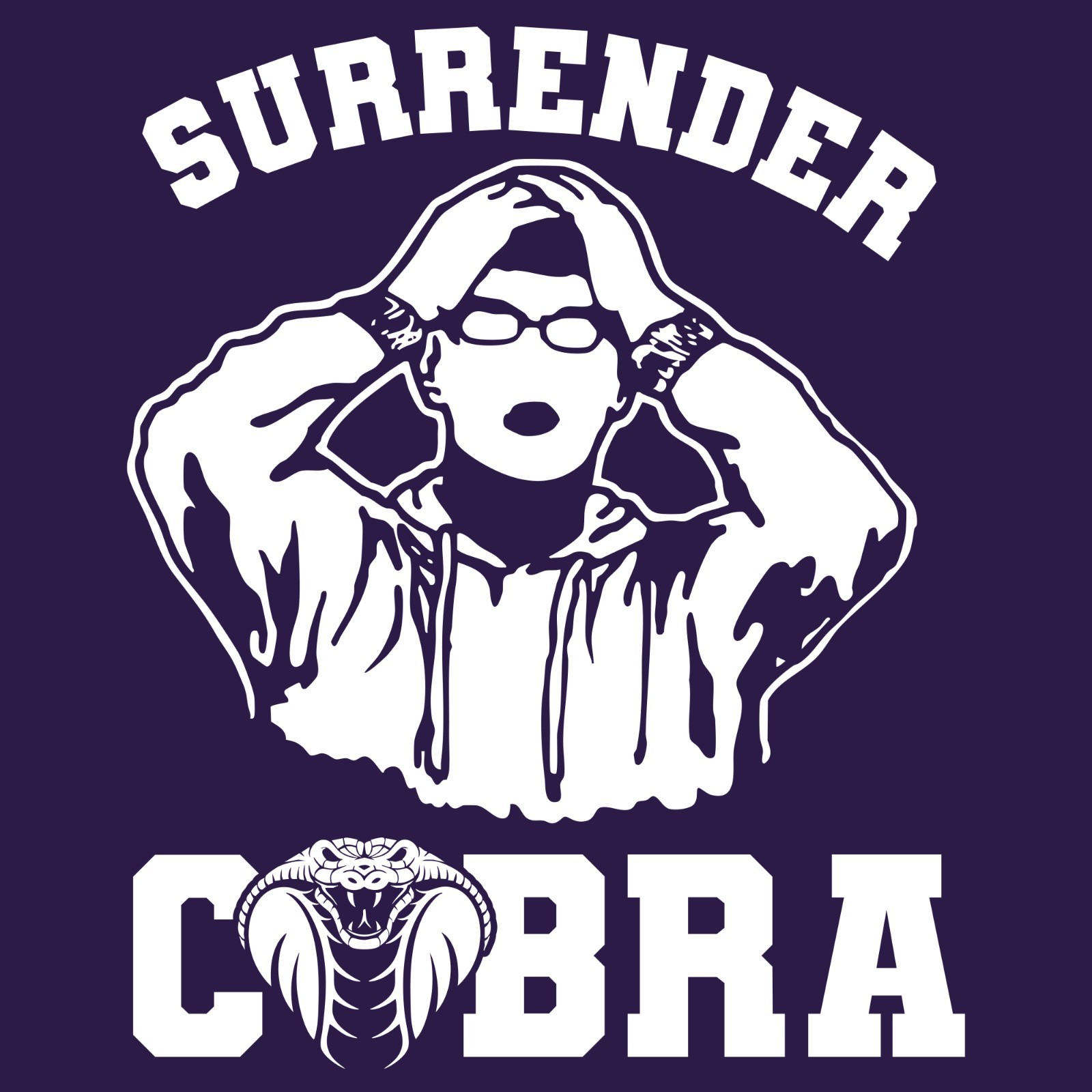 UGP Campus Apparel Surrender Cobra – Karate TV Show T-Shirt