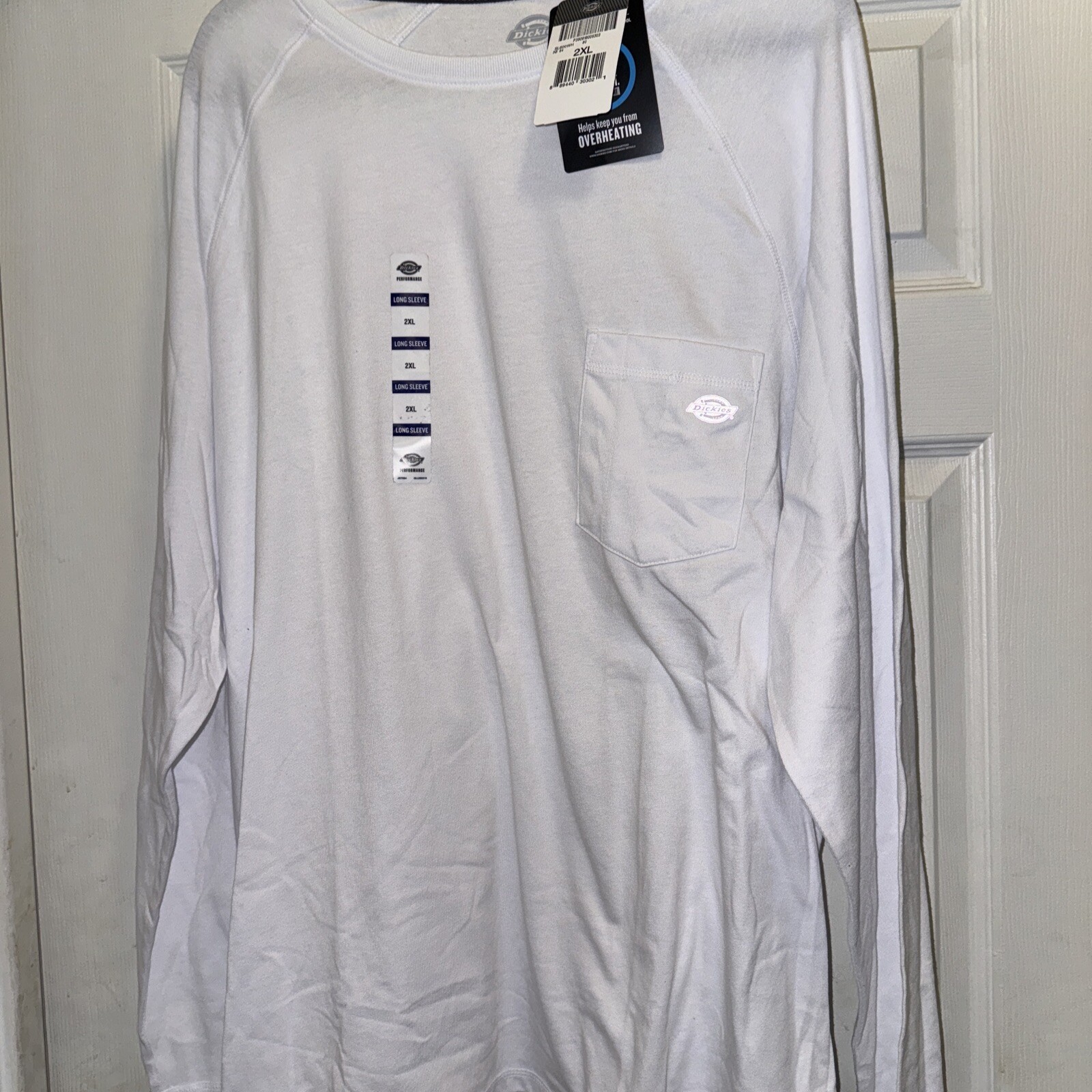 Dickies Men&rsquo;s Temp-iQ Performance Cooling Long Sleeve Pocket T-Shirt 2XL