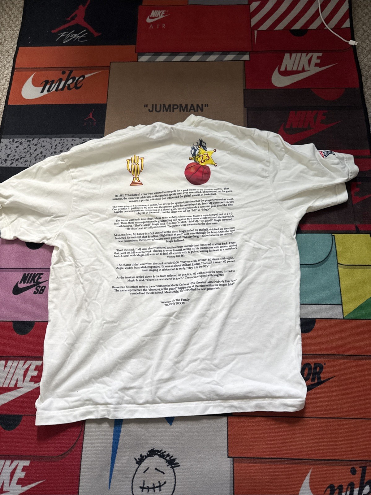 Nike Air Jordan x Trophy Room &lsquo;New Sheriff in Town&rsquo; Tee Men’s Large