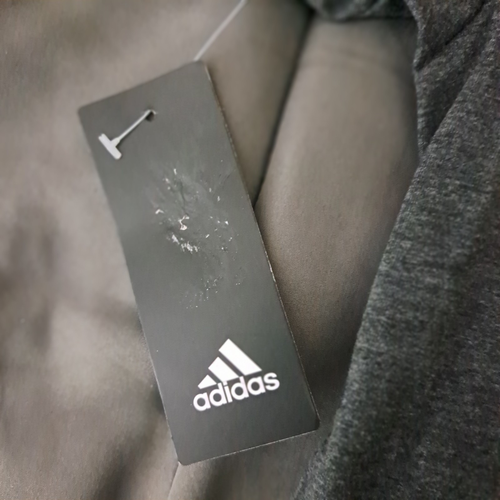 Adidas Golf T-Shirt Men Large Dark Gray Logo Tee NWT