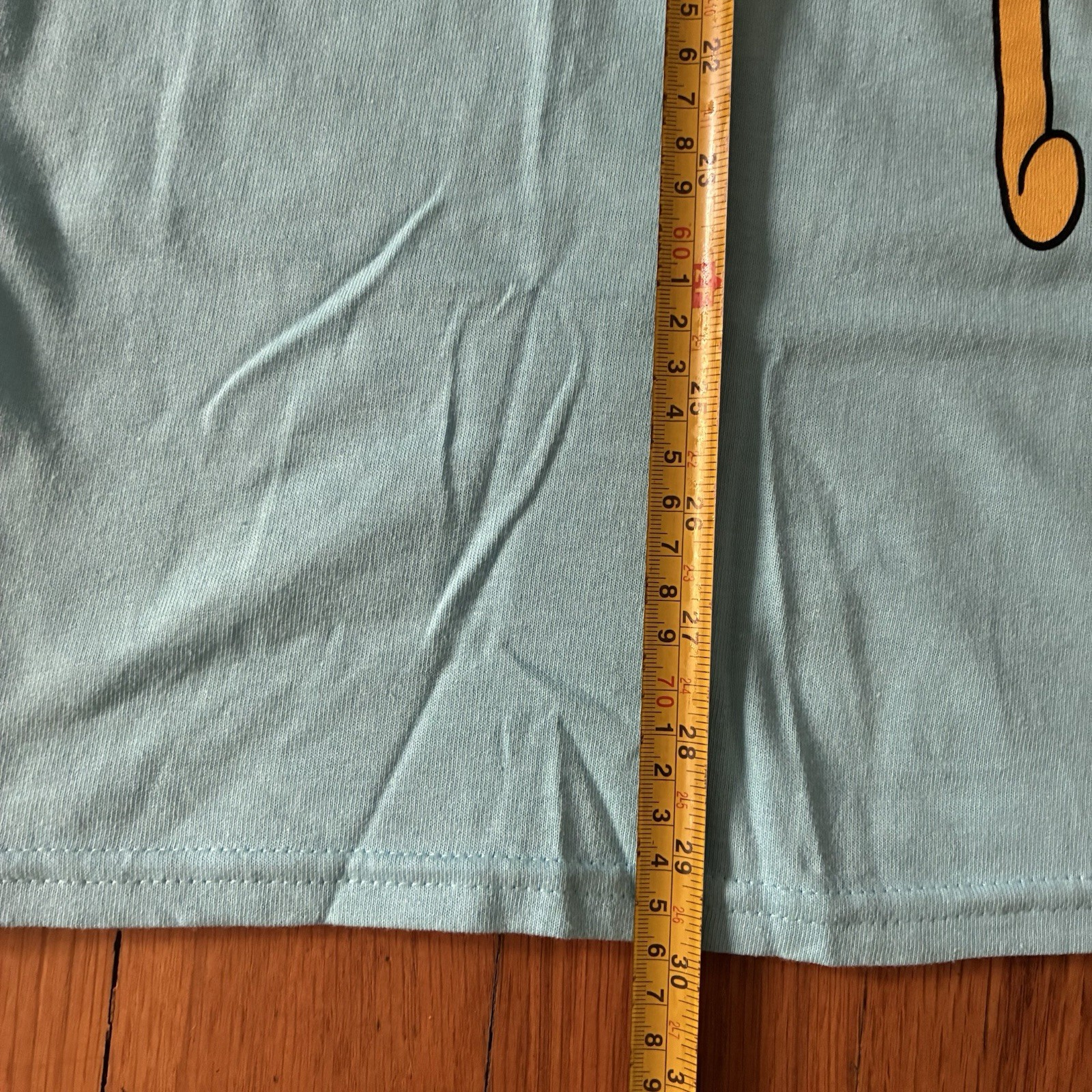 Adventure Time with Finn & Jake Men&rsquo;s Blue Cartoon Graphic Tee T-Shirt Sz Large