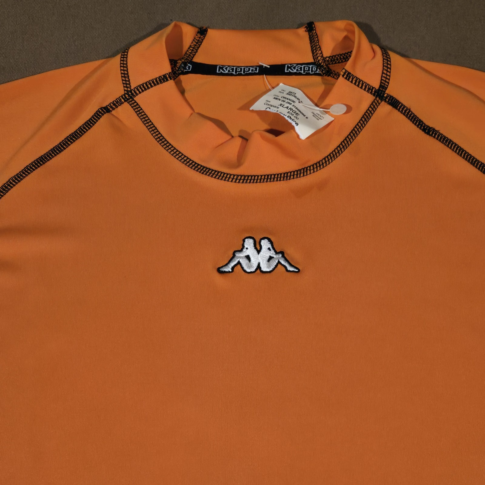NWT Kappa Orange MEDIUM Soccer Jersey Short Sleeve Performance