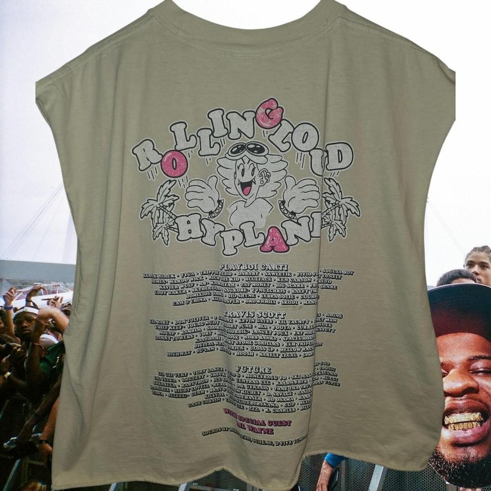 Rolling Loud Hypland Anime Graphic Cutoff Tee