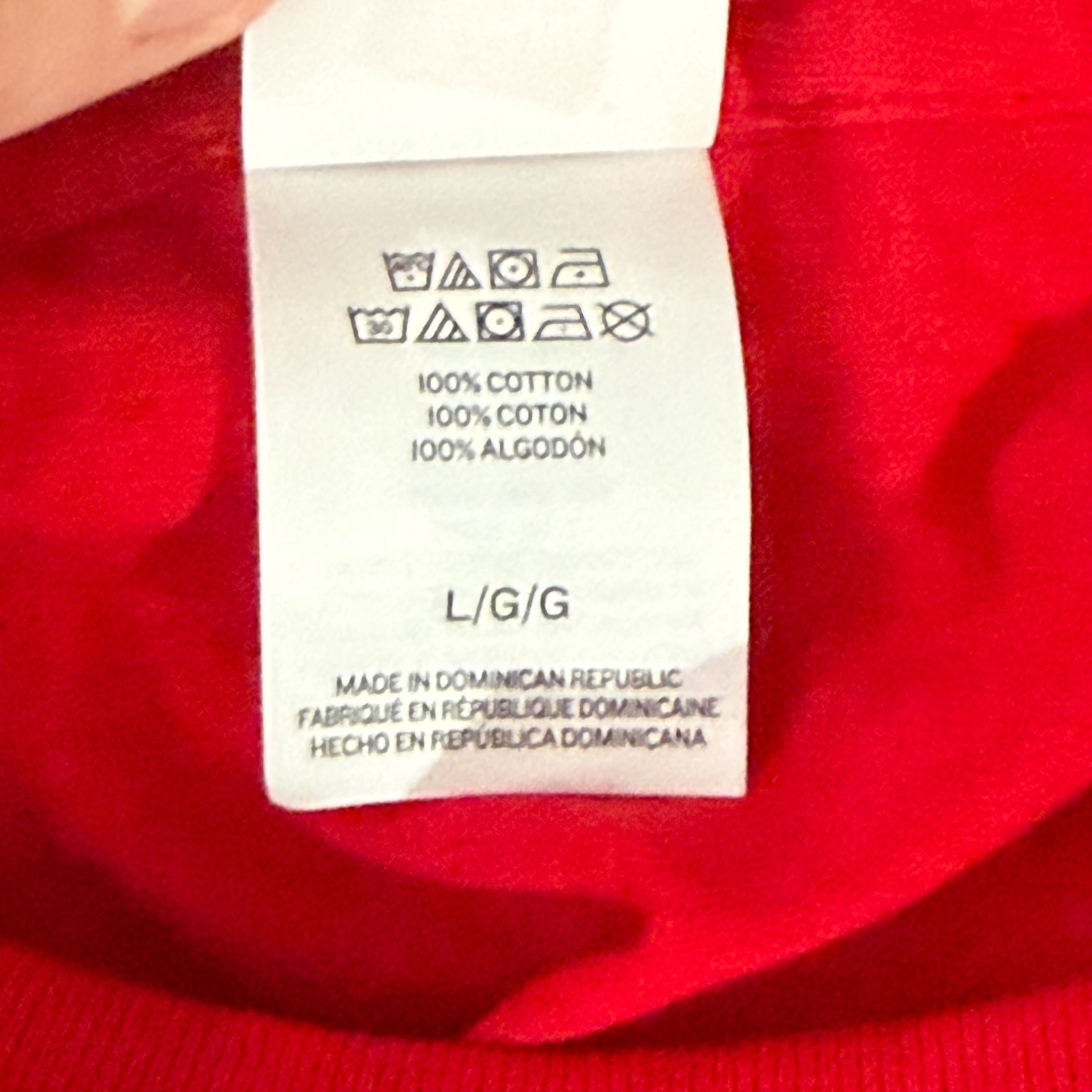 Hanes Mens Large 4 Pack T Shirt Deep Red Cotton Crew Neck Basic Essentials Tee