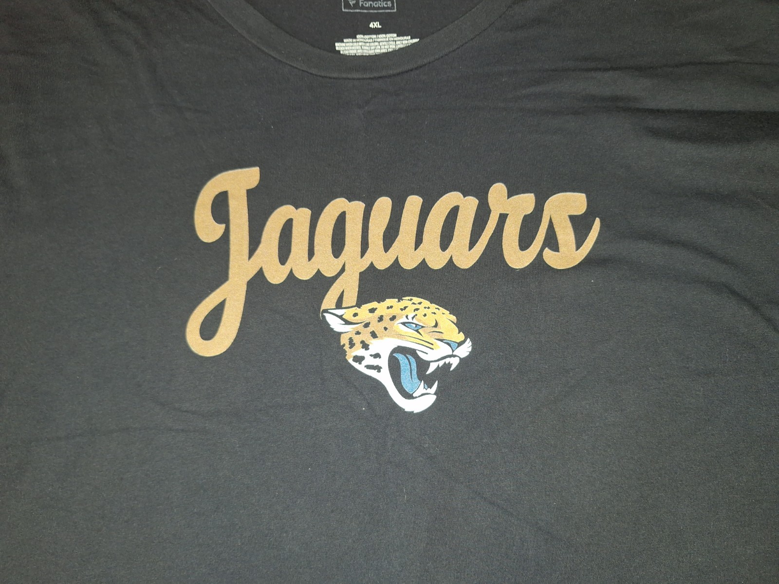 JACKSONVILLE JAGUARS MENS 4XL BLACK LS T – SHIRT NEW W/ TAGS