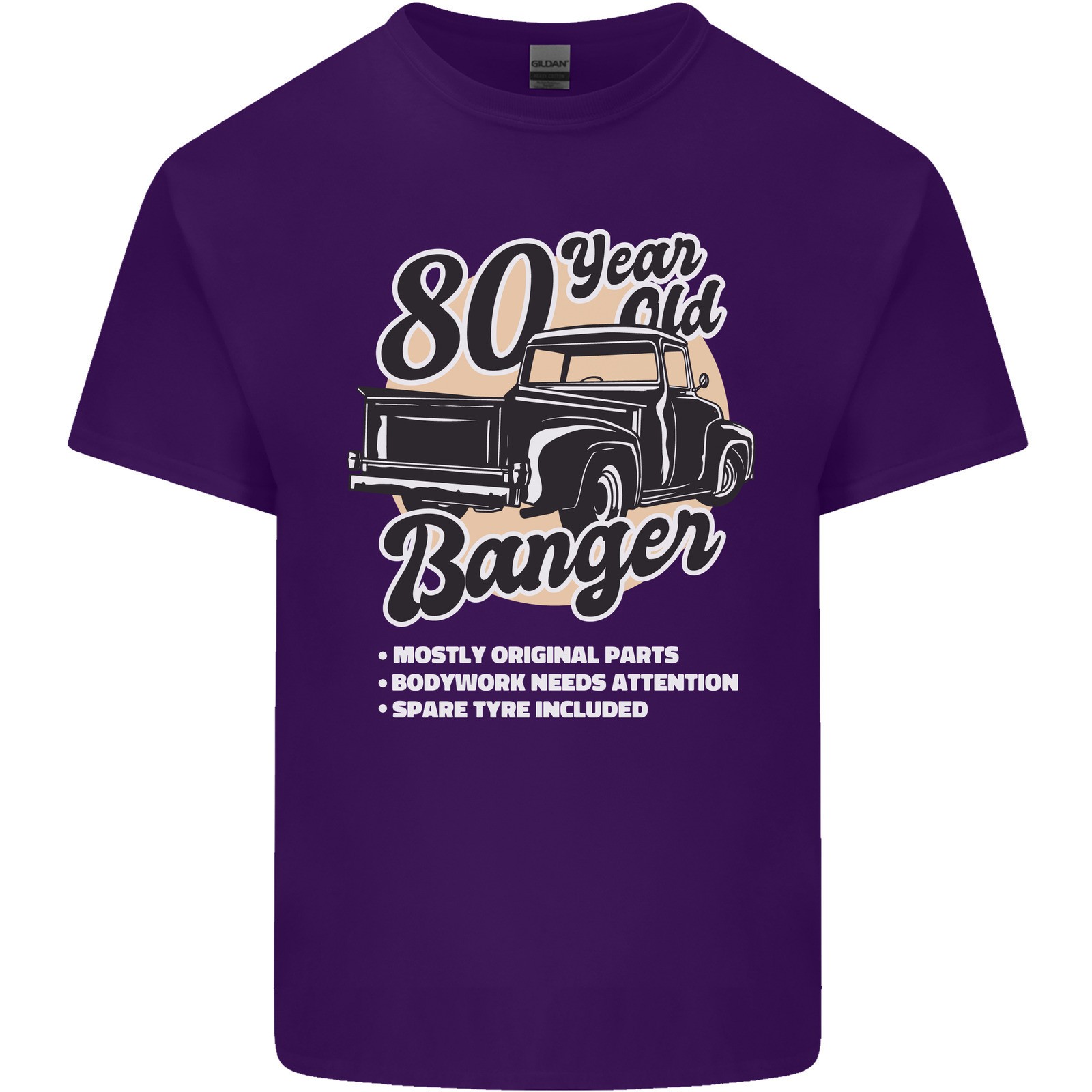 80 Year Old Banger Birthday 80th year Old Mens Light Cotton T-Shirt