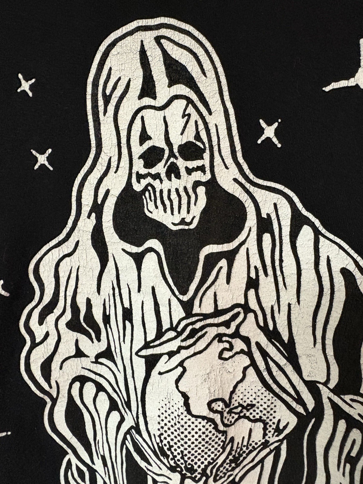 Warren Lotas VS The World Reaper Tee Black Large