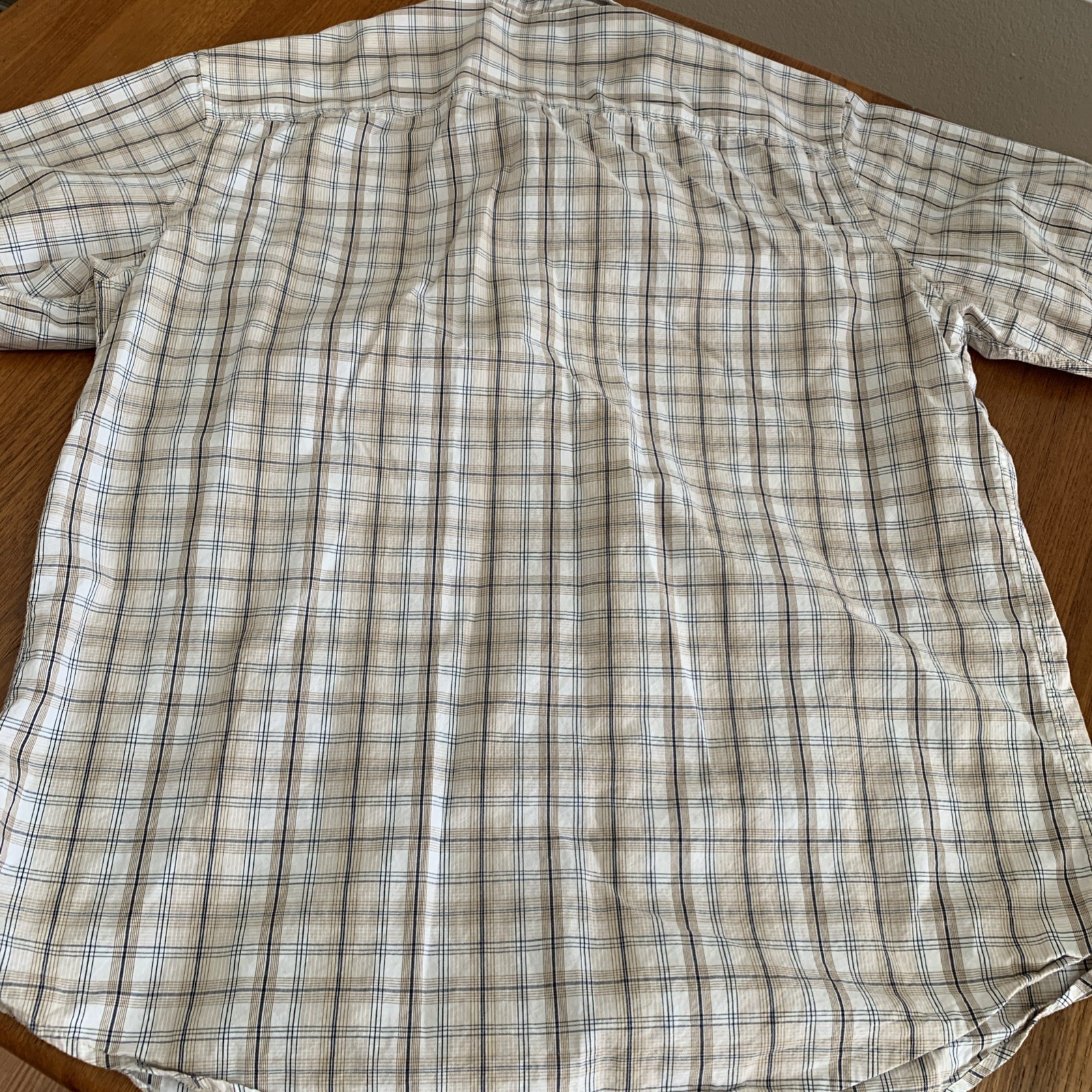 Timberland Short Sleeves Casual Mens Button Down Tshirt Organic Cotton Size L