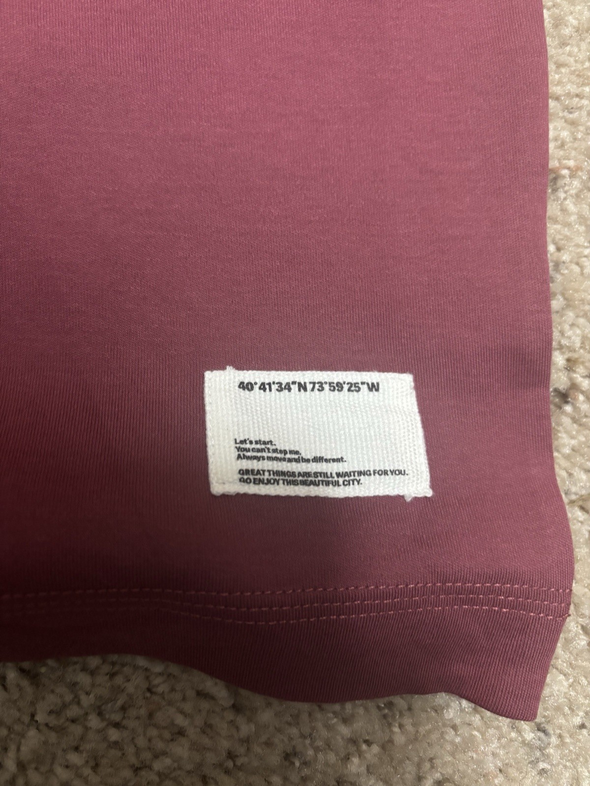 Reserved Supply Mens Oversized T-Shirt Medium Bud Red Crew Neck Streetwear NWT