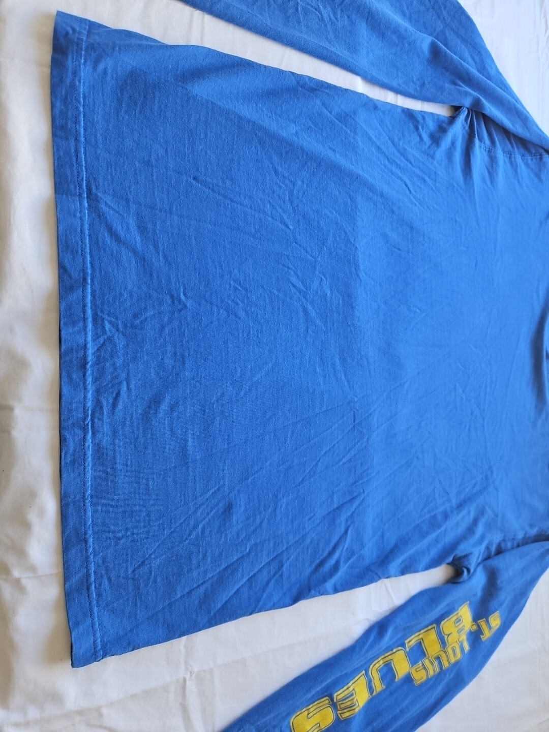 Vintage NHL Hockey St. Louis Blues Long Sleeve Pullover Spellout Adult L 22X28.5