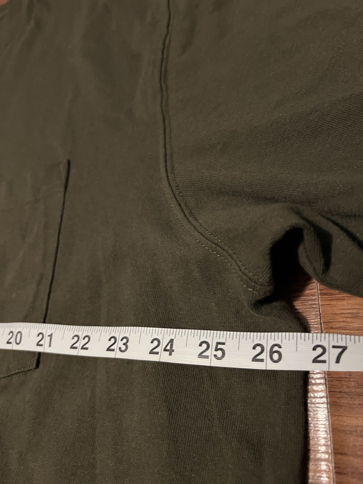 VTG Mens C.C. Filson Short Sleeve Frontier Henley T Shirt Green With Pocket