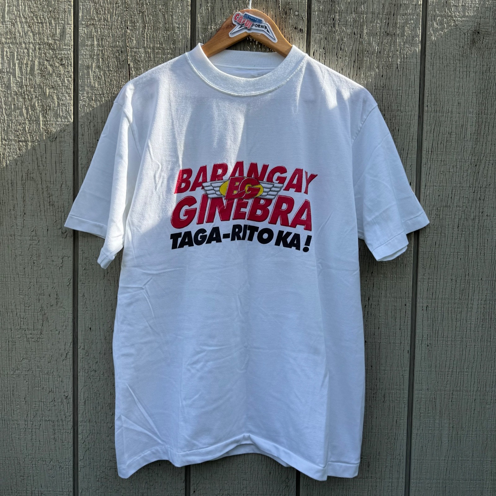 Vintage Barangay Ginebra San Miguel Shirt Single Stitch Filipino Philippines