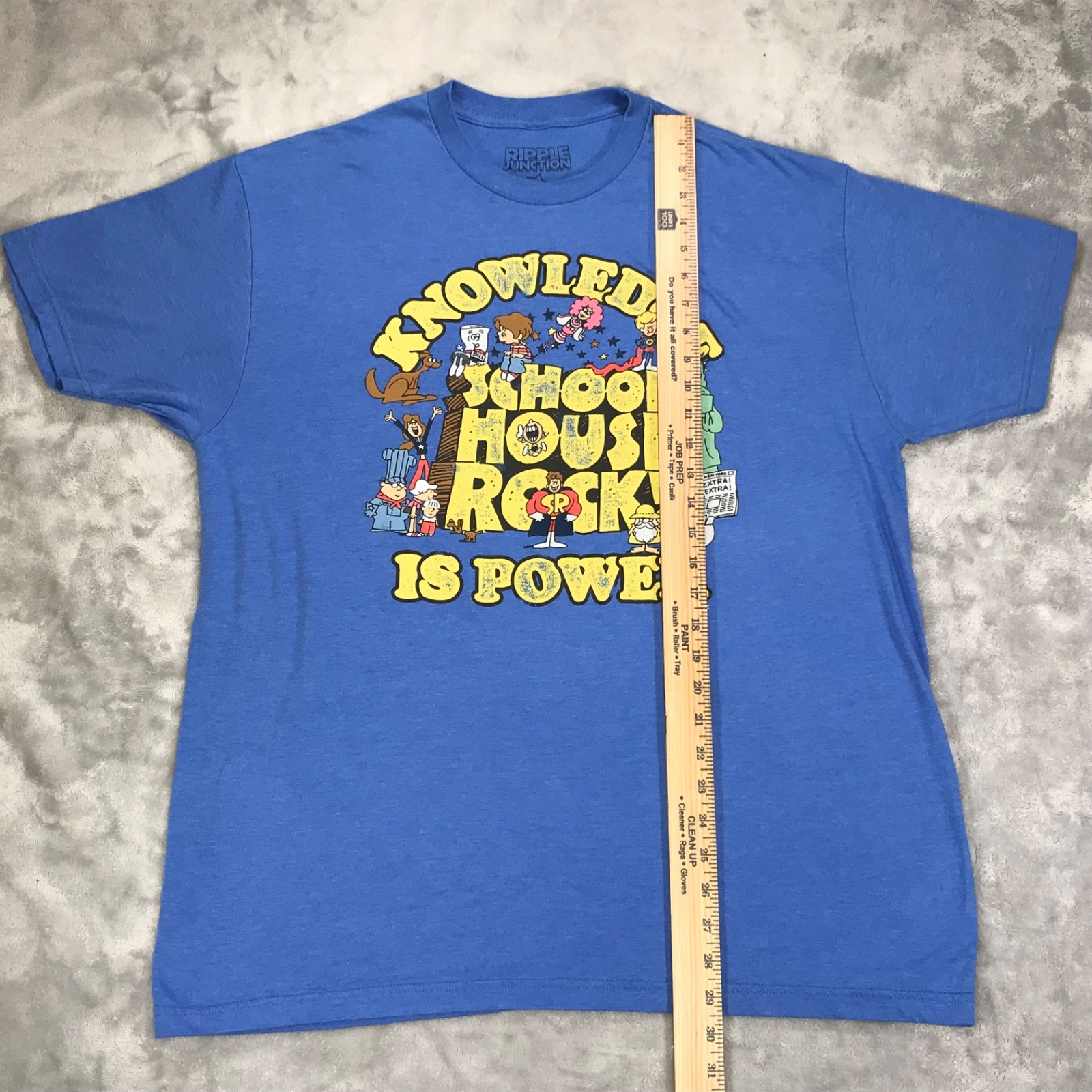 School House Rock Classic Vintage TV Commercials Ripple Junction XL T-Shirt