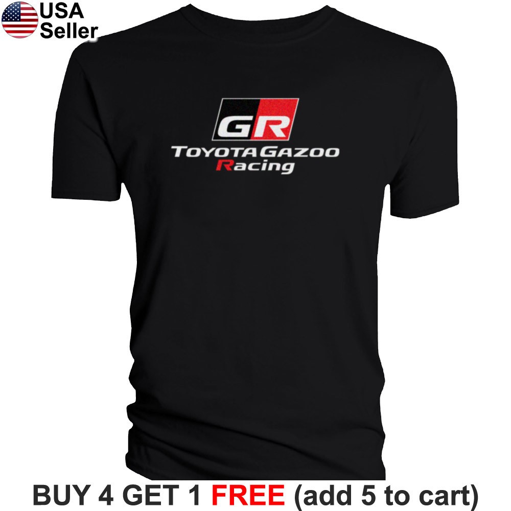 Toyota Gazoo Racing T-Shirt TGR Logo TRD JDM Motorsport GR Supra F1 Sport BTY11