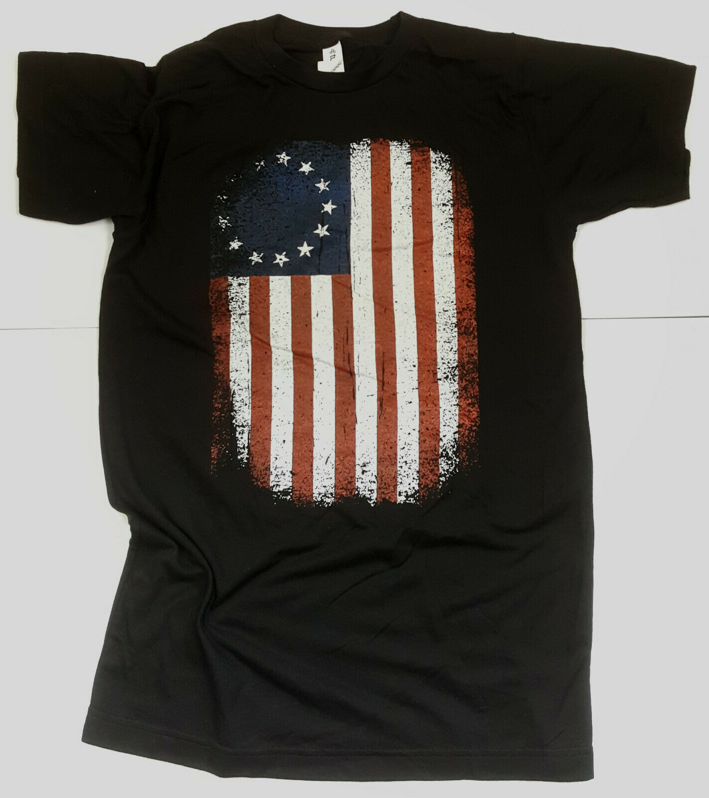 Besty Ross Flag T-Shirt Super Soft Tee Poly Rich 65/35 Blend