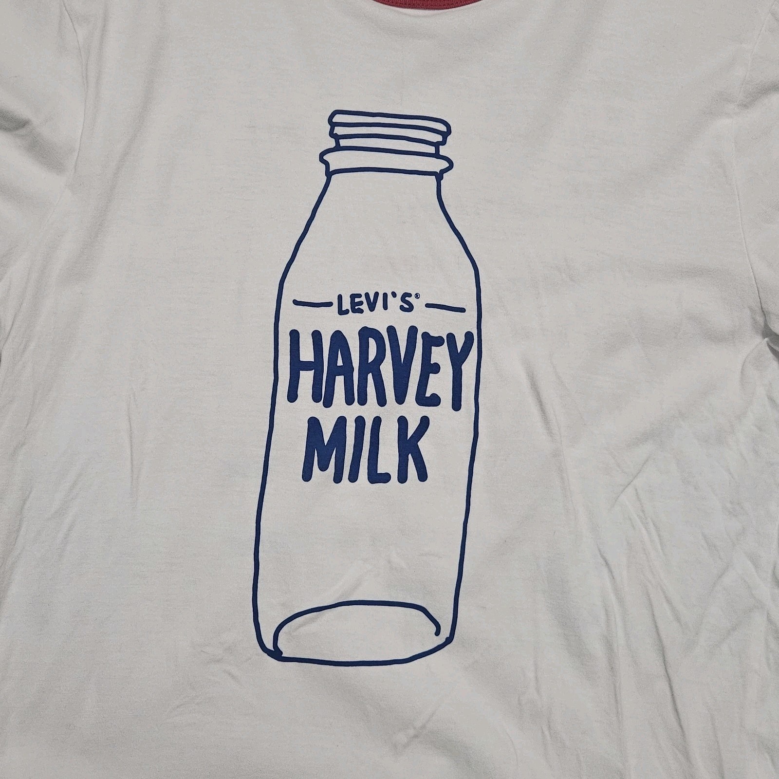Levi’s Pride Harvey Milk LGTBQ T-Shirt Medium 2016 San Francisco Gay Vintage