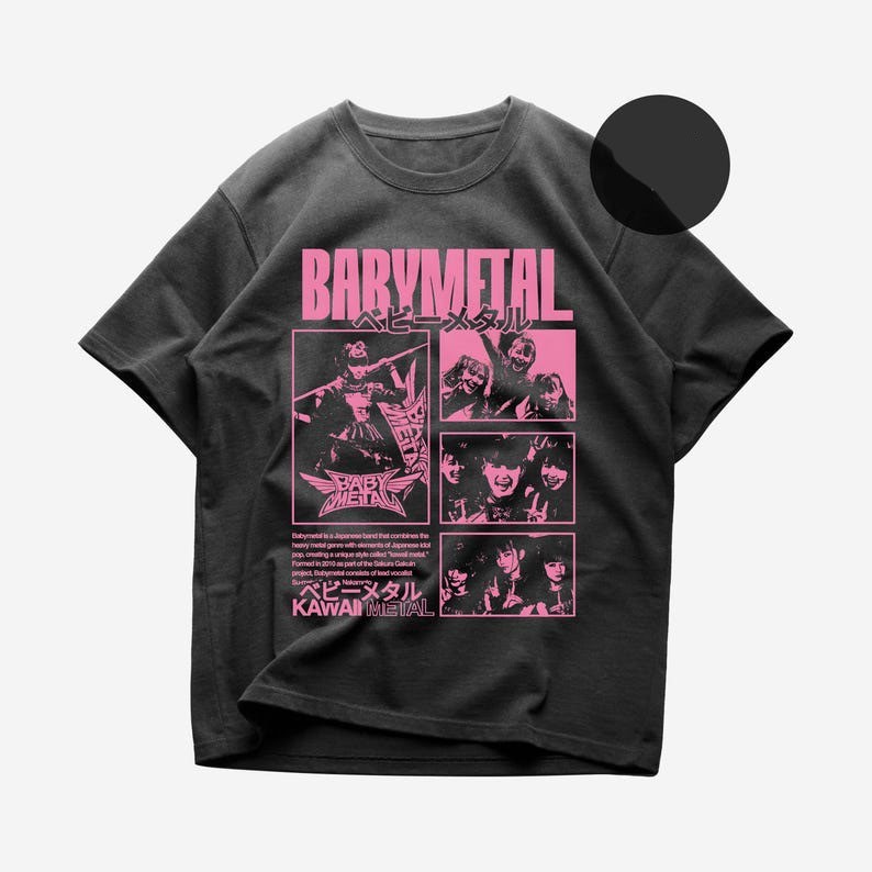 BABYMETAL T-Shirt Metal Music Shirt kawaii Japanese rock girls QT1308