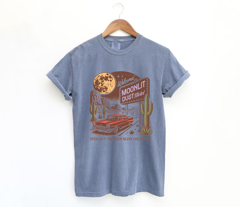 Comfort Tee Retro Summer Desert Graphic Vintage Boho Style