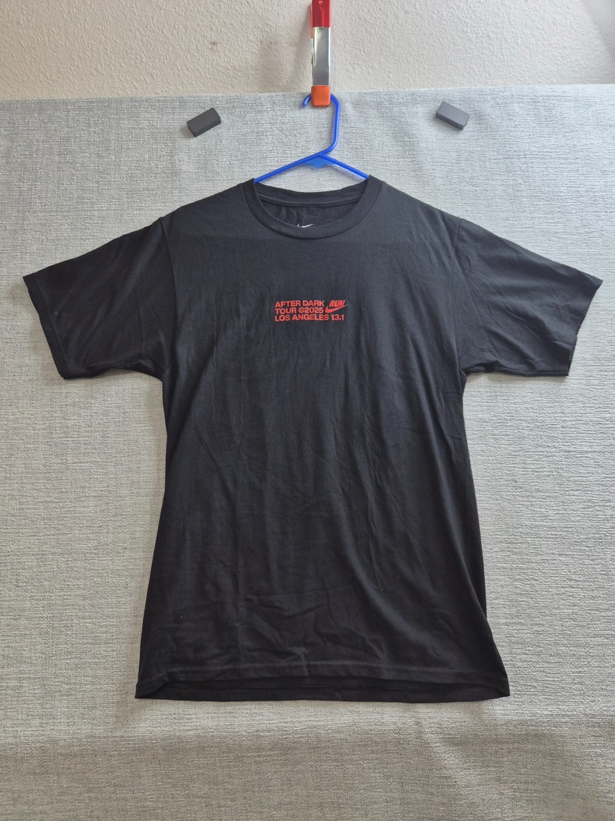 Nike After Dark Rum Tour 2025 Los Angeles T Shirt Mens Small Black Logo Graphic