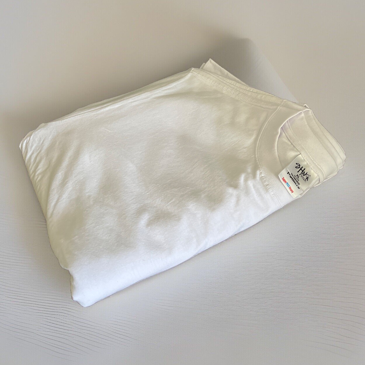 Shaka Wear Men&rsquo;s Pack of 6 Super Max Heavyweight Cotton T-Shirt White