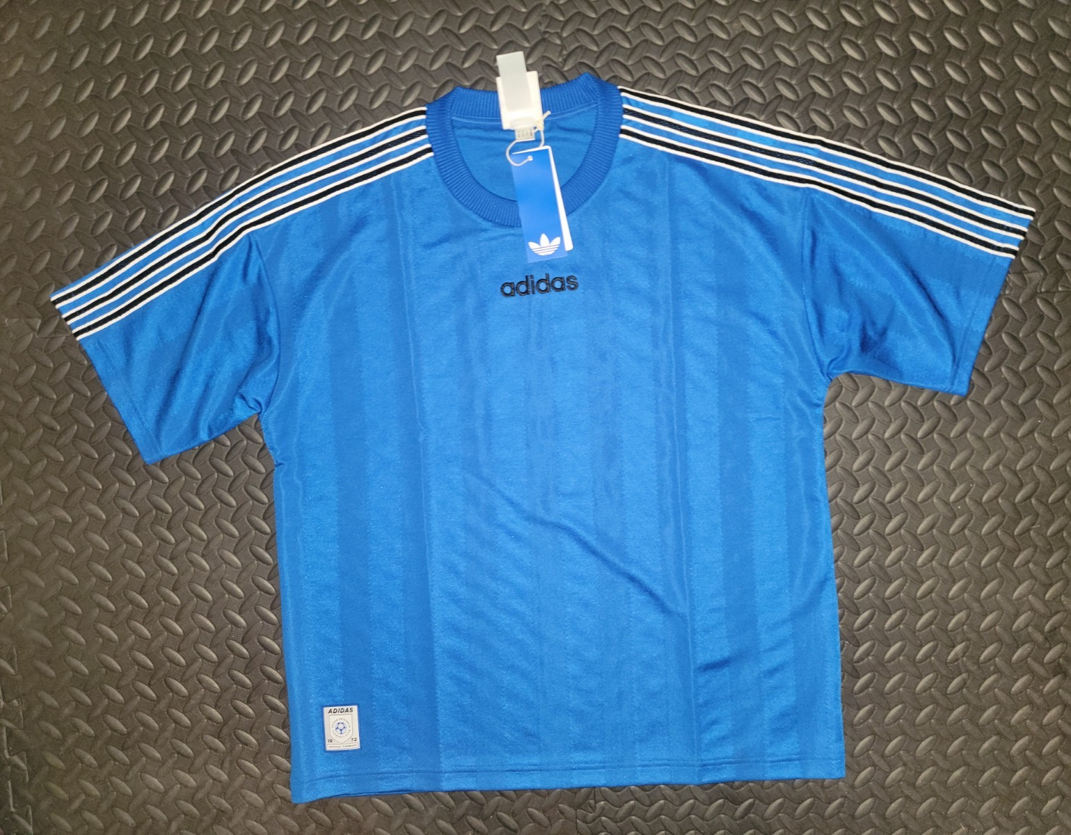 NEW MEN&rsquo;S ADIDAS ORIGINALS TREFOIL RETRO 90&rsquo;S SHIRT JERSEY ~SIZE XL #JX3069