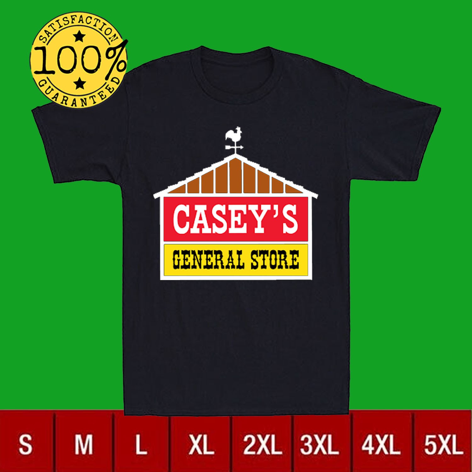 Casey&rsquo;s General Stores Logo Funny USA Size S-5XL