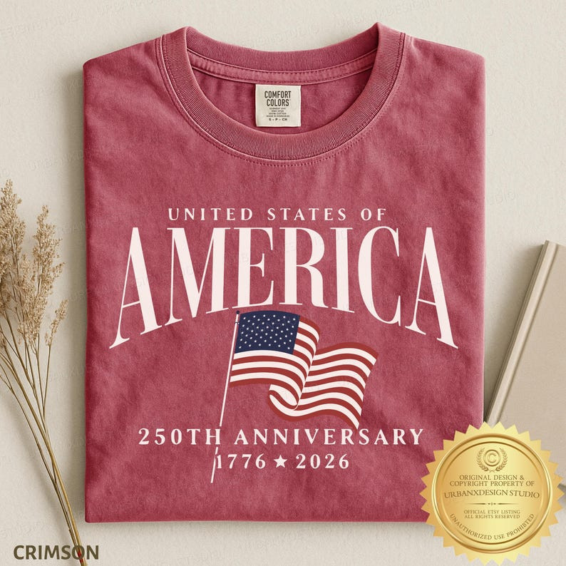 America&rsquo;s Semiquincentennial Shirt, USA 250th Anniversary T-Shirt