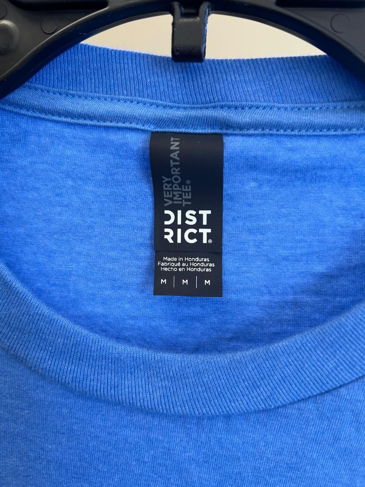 District DT6000 Men&rsquo;s Very Important Short Sleeve Tee Crew Neck Stylish T-Shirt