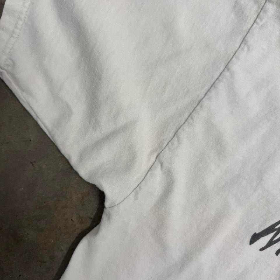 Vintage 90s Ralph Steadman Hunter S Thompson T-shirt Gonzo Tee White Mens XL