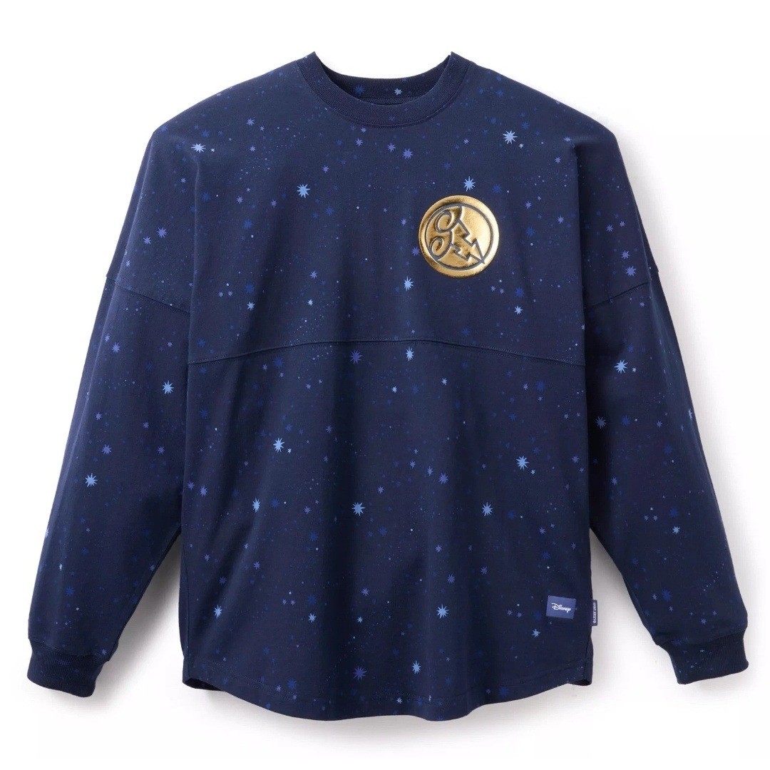RARE NWT Disney Hercules Spirit Jersey Navy Blue Gold Foil Constellation XXL