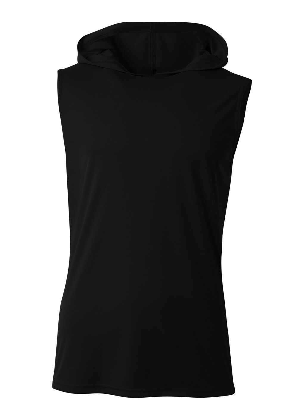A4 Mens 4oz. Micro Poly Interlock Cooling Performance Hooded T-Shirt N3410 S-3XL