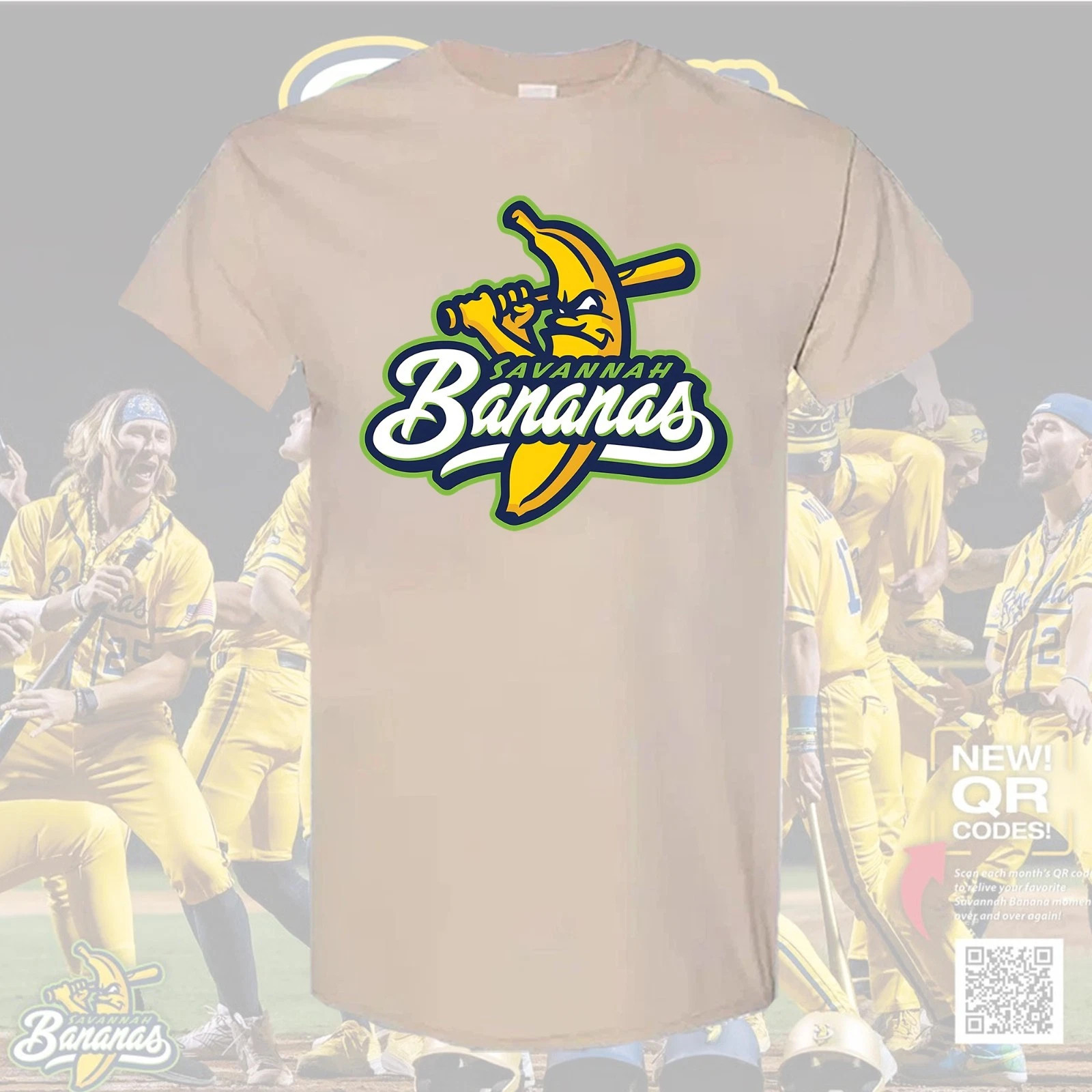 🎉FASTSHIP- Savannah Bananas Team AOP Gift For Fans Full Size S_5XL Full Color