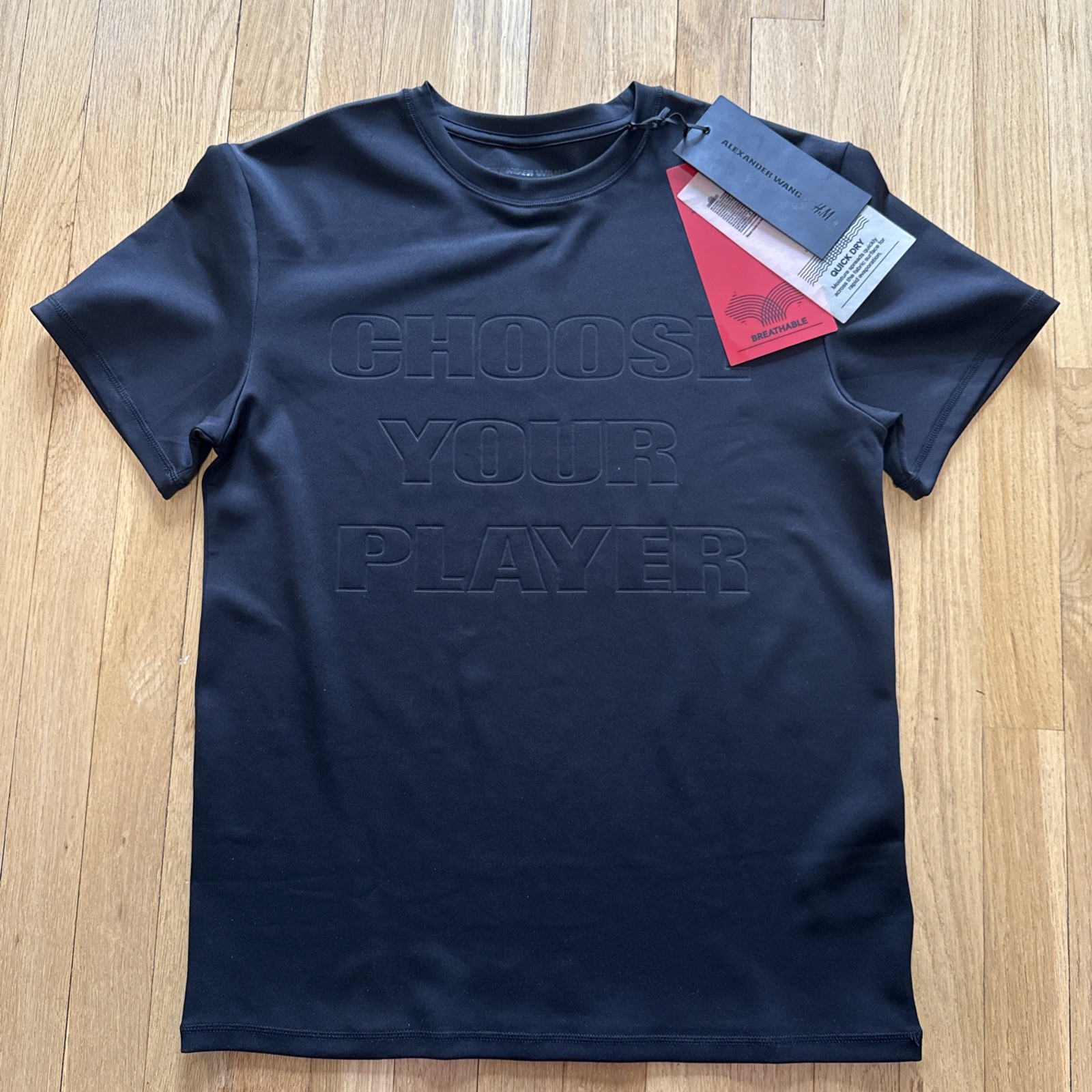 Alexander Wang X H&M Men’s Choose Your Own Player Black T-shirt – Size S