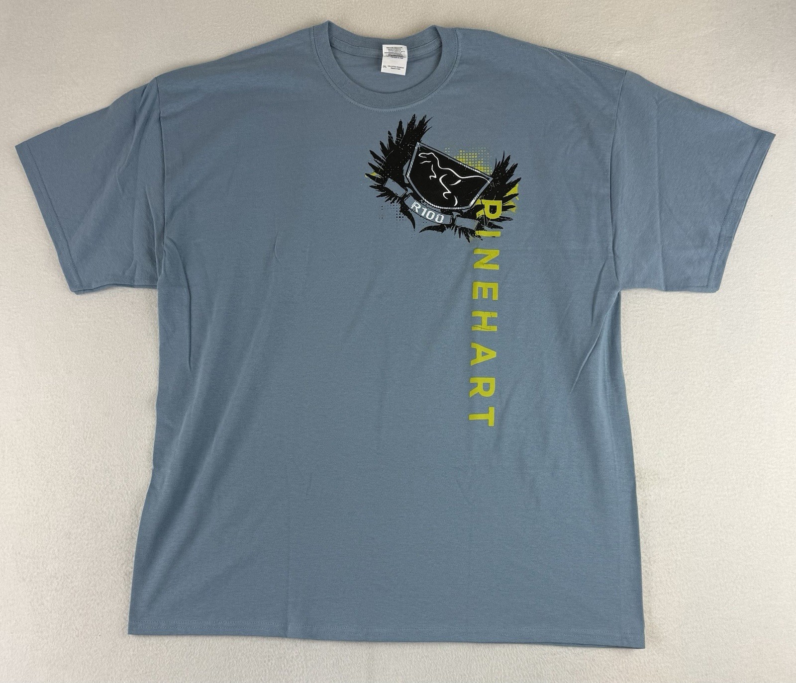 Rinehart R100 T Shirt Mens 2XL Archery Hunting Velociraptor Dinosaur