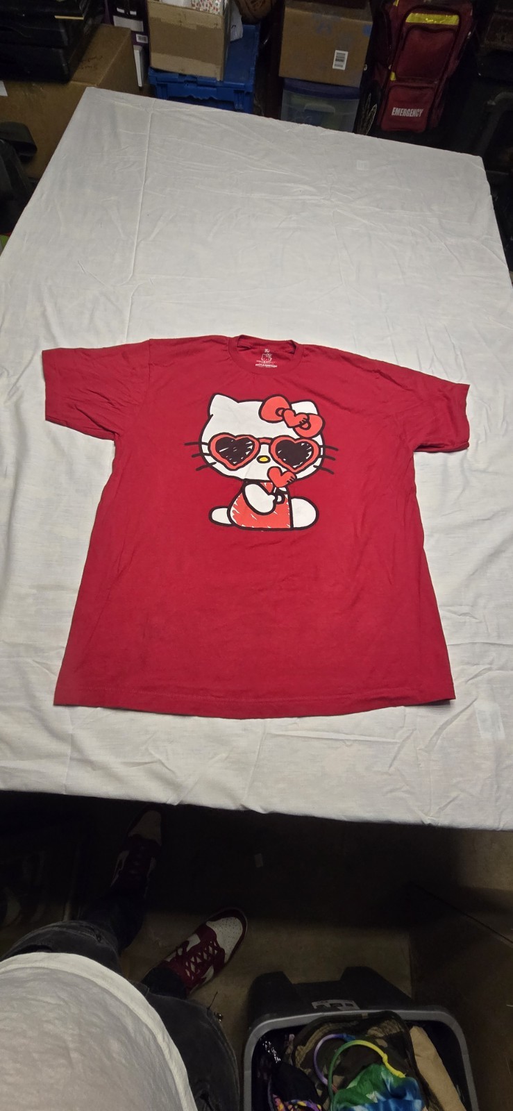 Hello Kitty Red graphic t-shirt By Ripple Junction Size XL