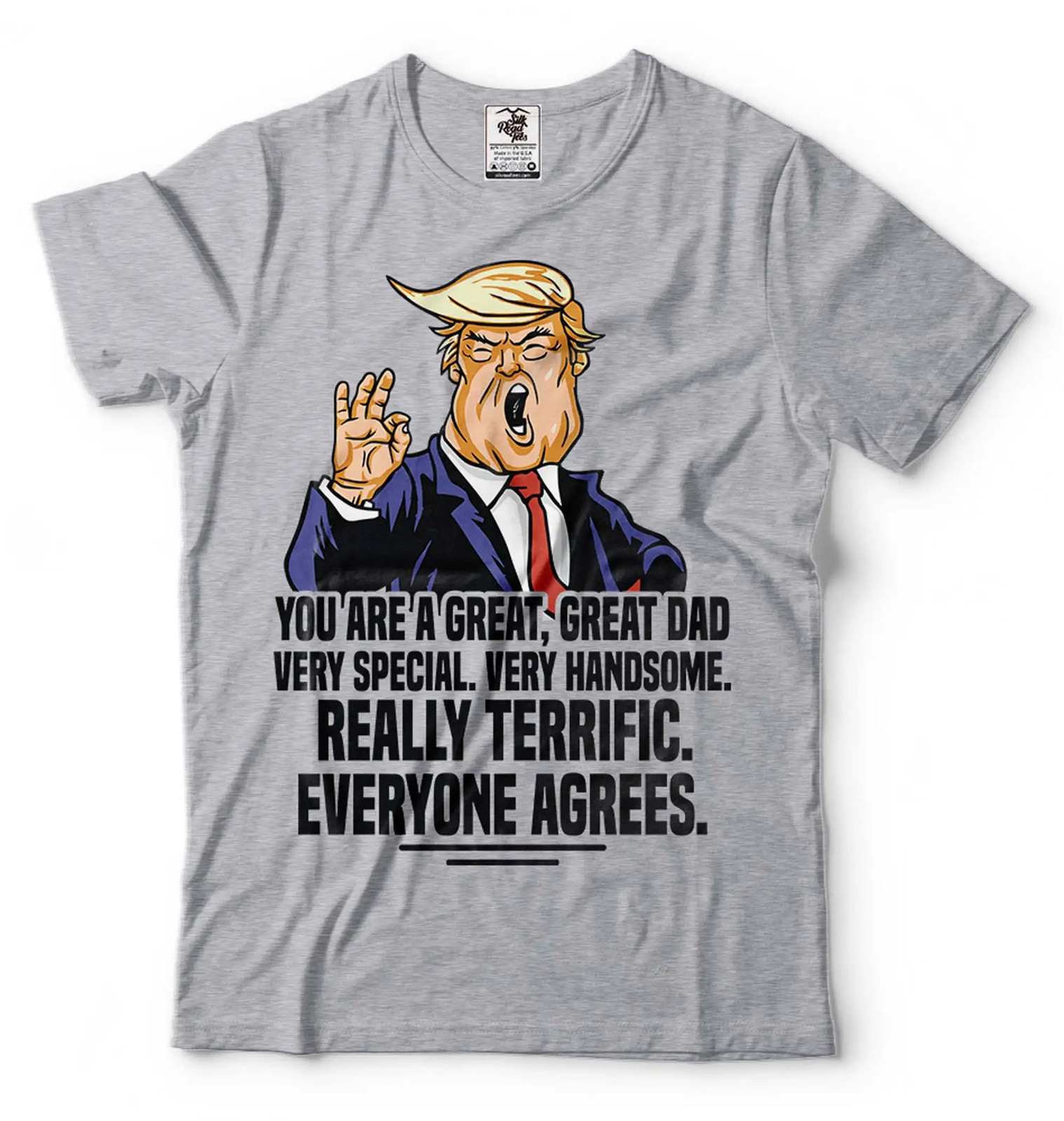 Father&rsquo;s Day Trump Shirt Great Dad Shirt Dad Political Tee Trump Lover Dad Gift