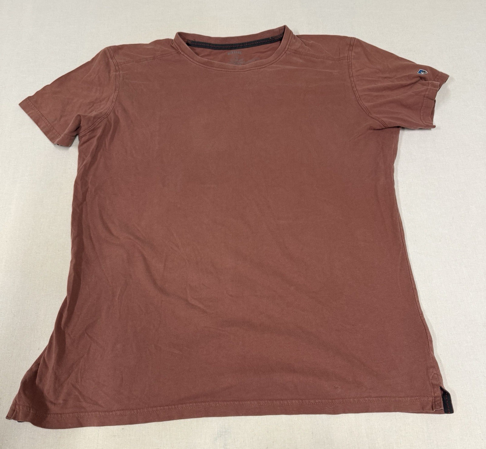 Kuhl Shirt Mens L Wildfibre Organic Cotton Short Sleeve Outdoors Hiking 123