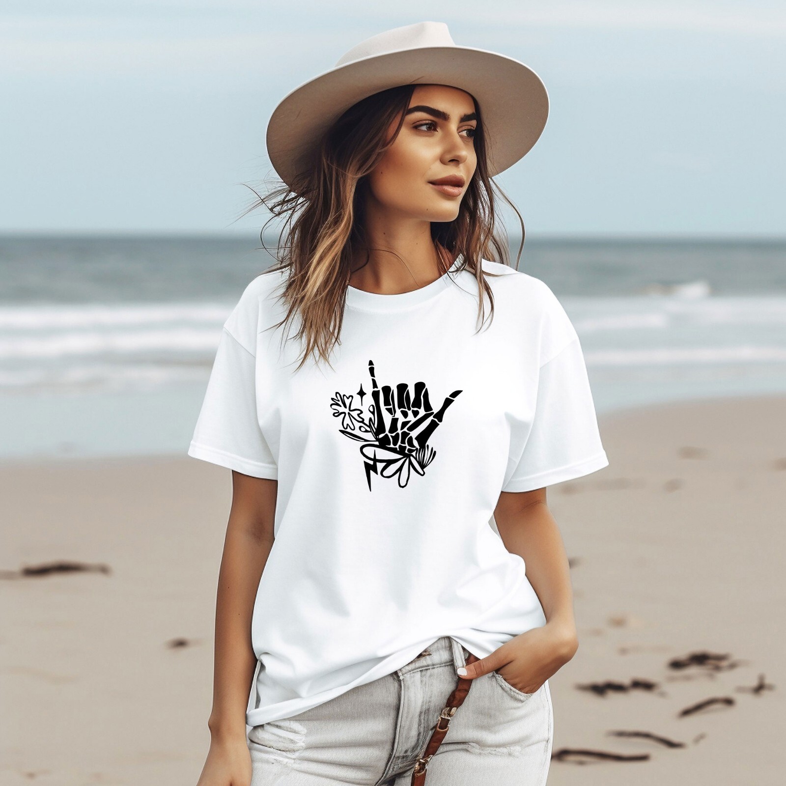 Homebody Shirt, Skeleton Tee, Skull Floral T-Shirt, Gift Shirt, Gift for her