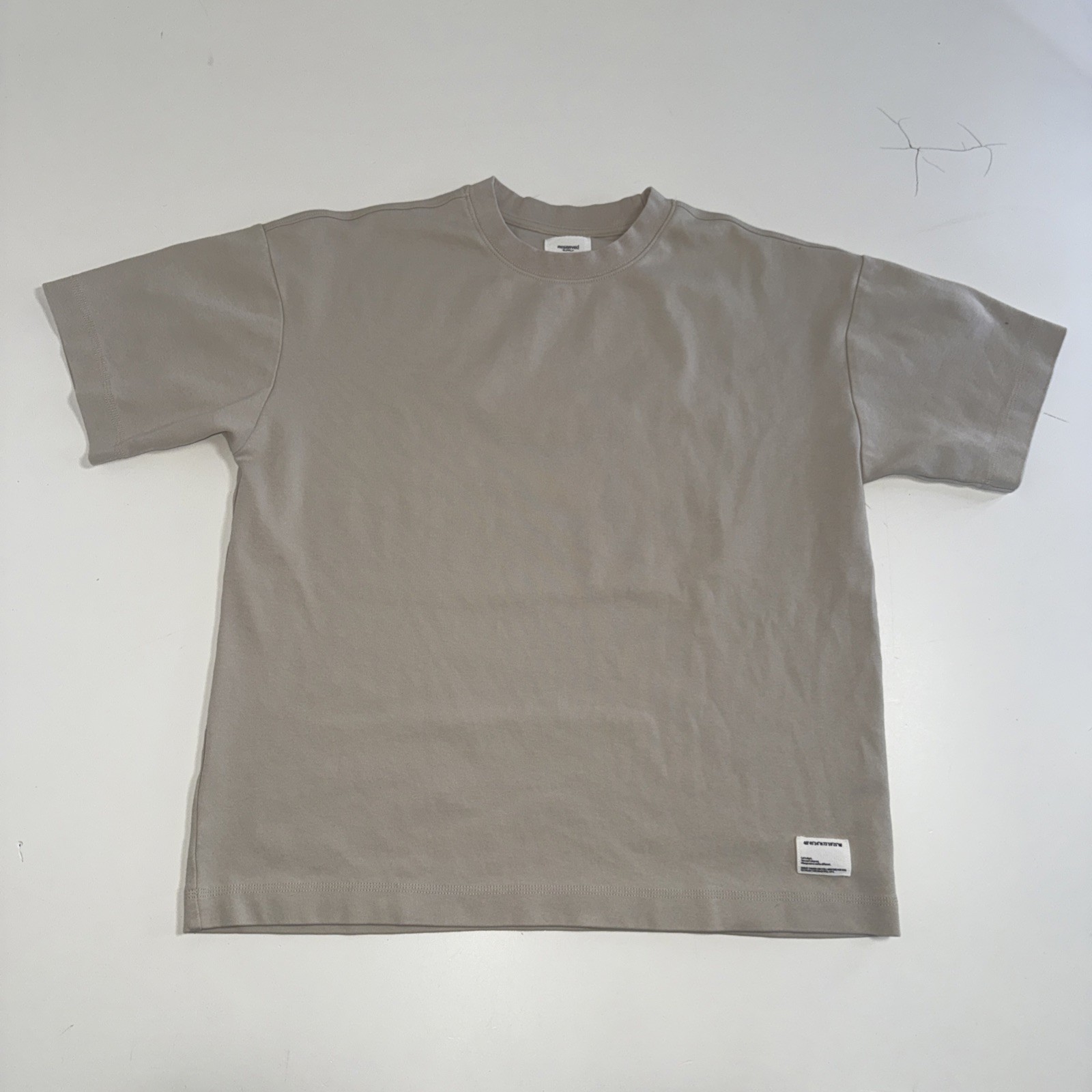Reserved Supply Oversized T-Shirt Men’s Size Medium Ivory Short Sleeve
