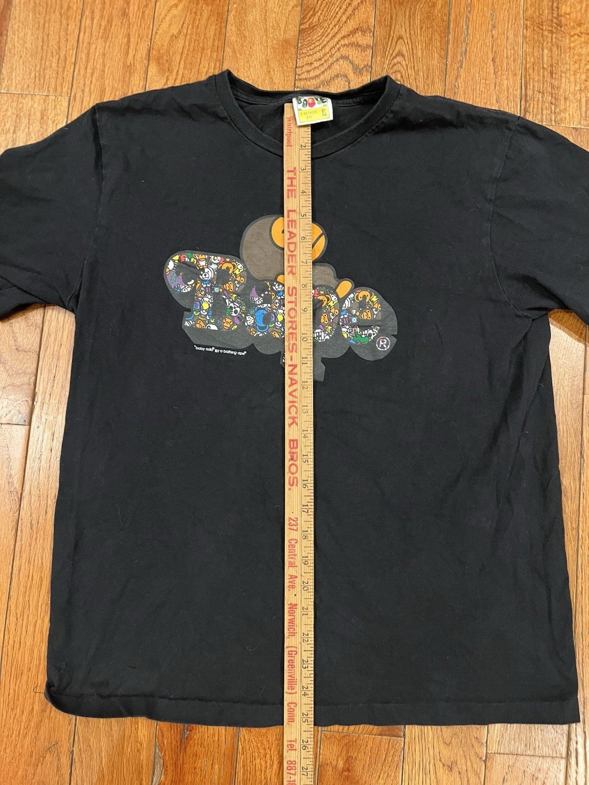 A Bathing Ape Bape Baby Milo T-Shirt Shirt Adult Womens XL