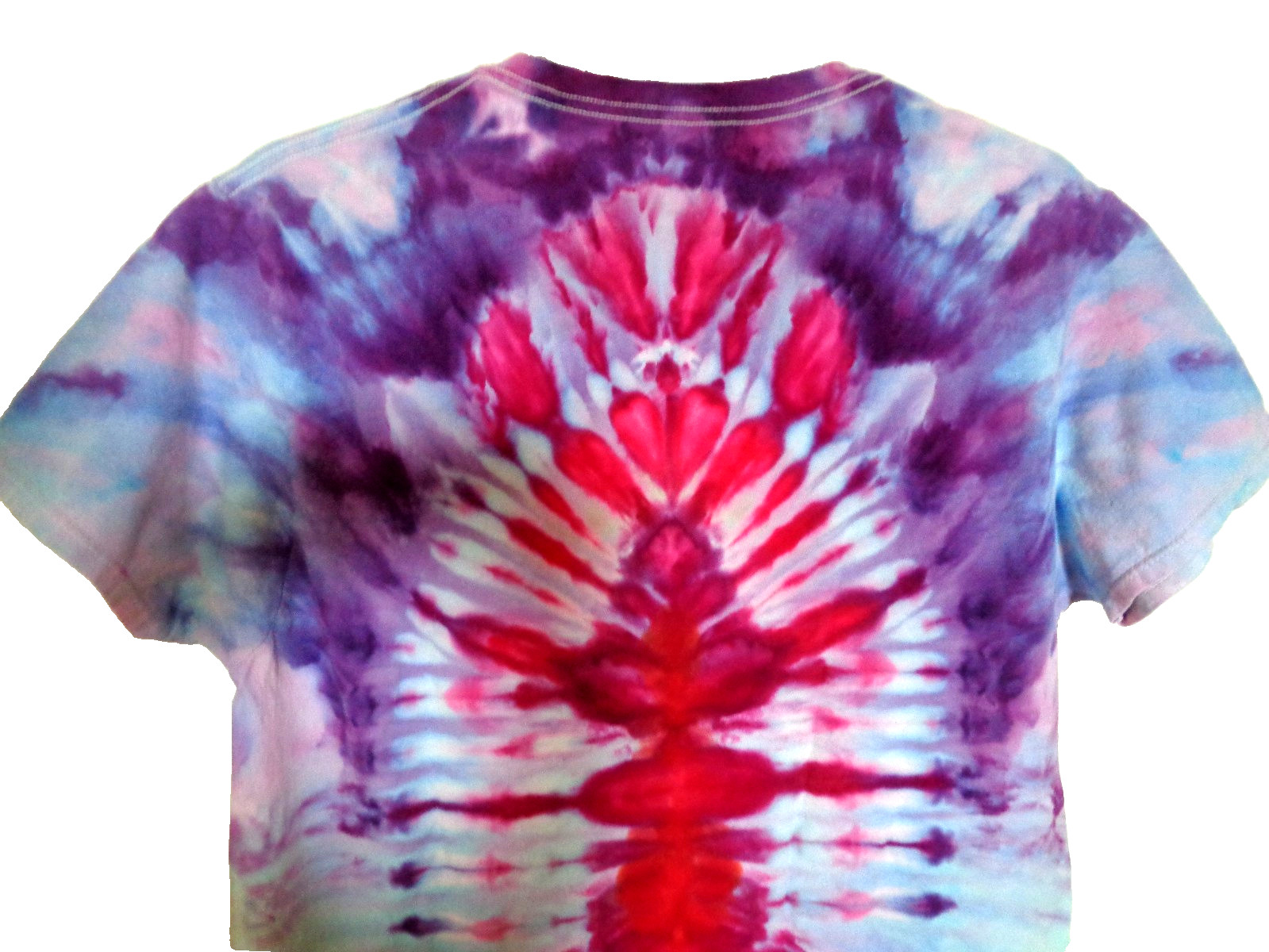 Tie Dye T-Shirt Hand Dyed Homemade Adult Unisex Size Medium Short Sleeve