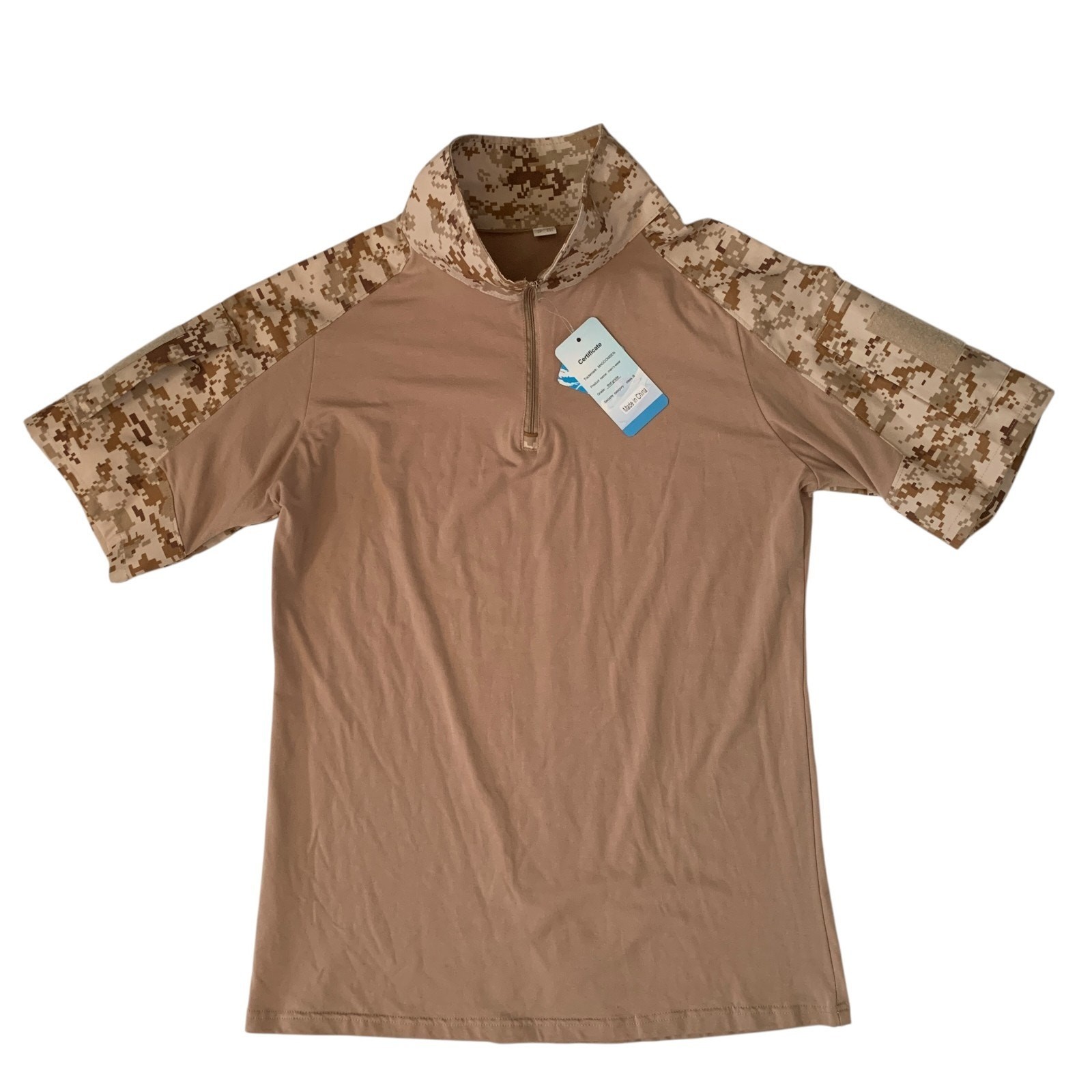 MAGCOMSEN Men&rsquo;s Size XL Tactical Military 1/4 Zip Short Sleeve T-Shirt New