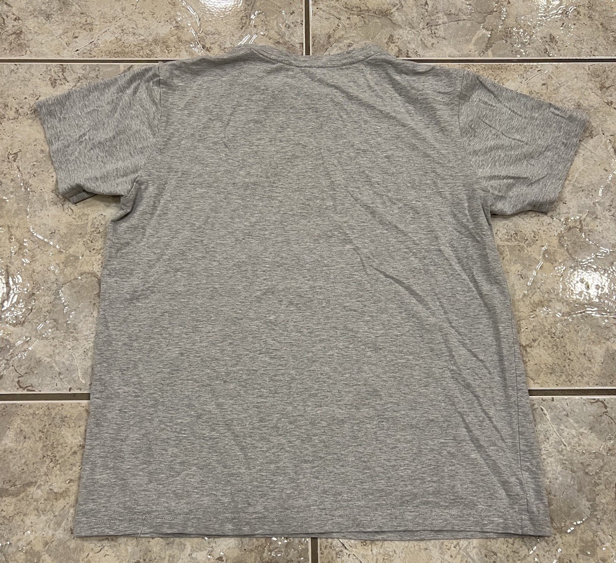 Adult M Illiminate SAIGONIA Shirt Crew Neck Stretch Cotton Blend Distressed