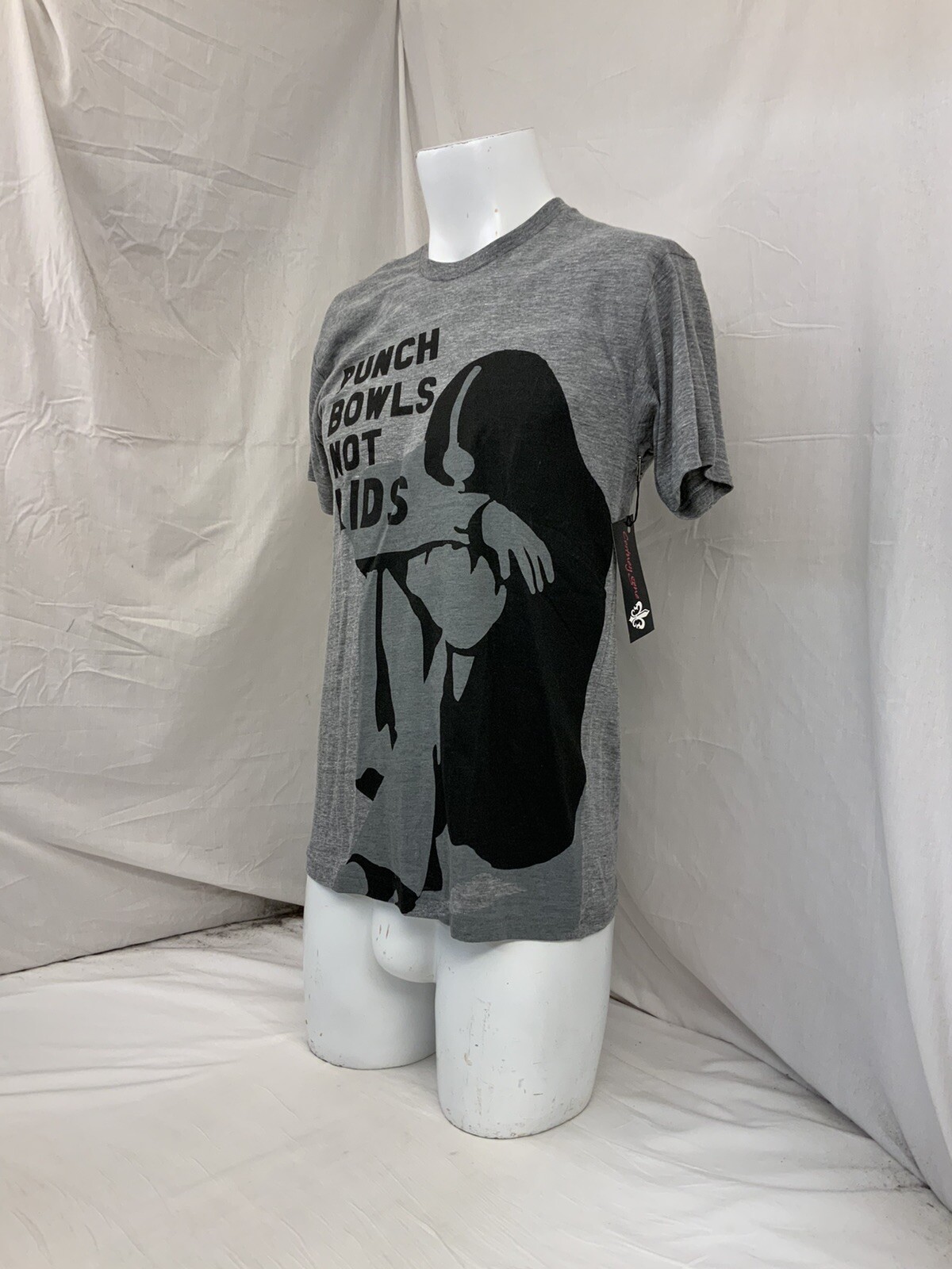Vintage Vantage T Shirt M Gray Short Sleeve Poly Cotton Rayon NWT YGI O2-130
