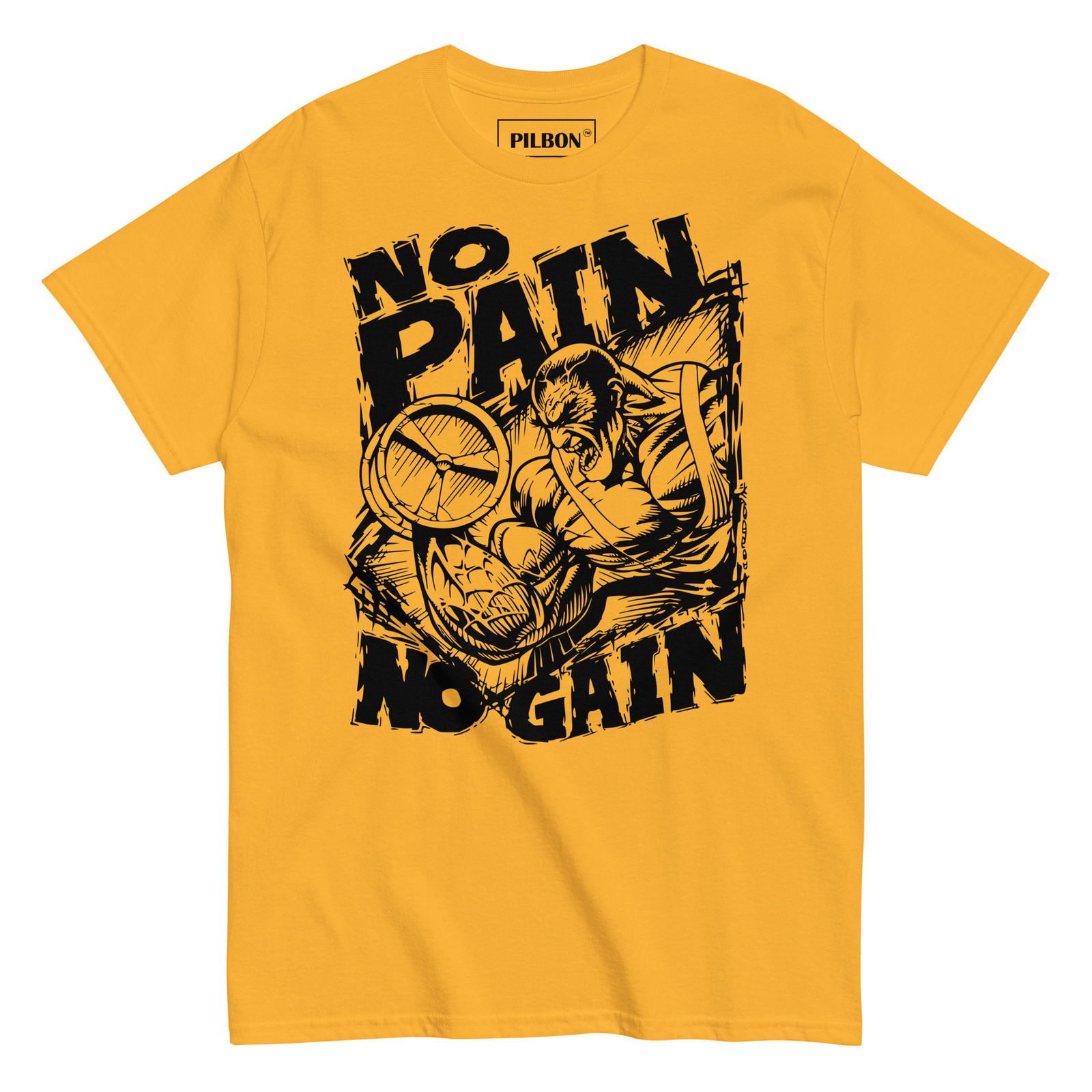 No Pain No Gain, Gym, Bodybuilding, Training, Workout, Boxing, MMA T-Shirt